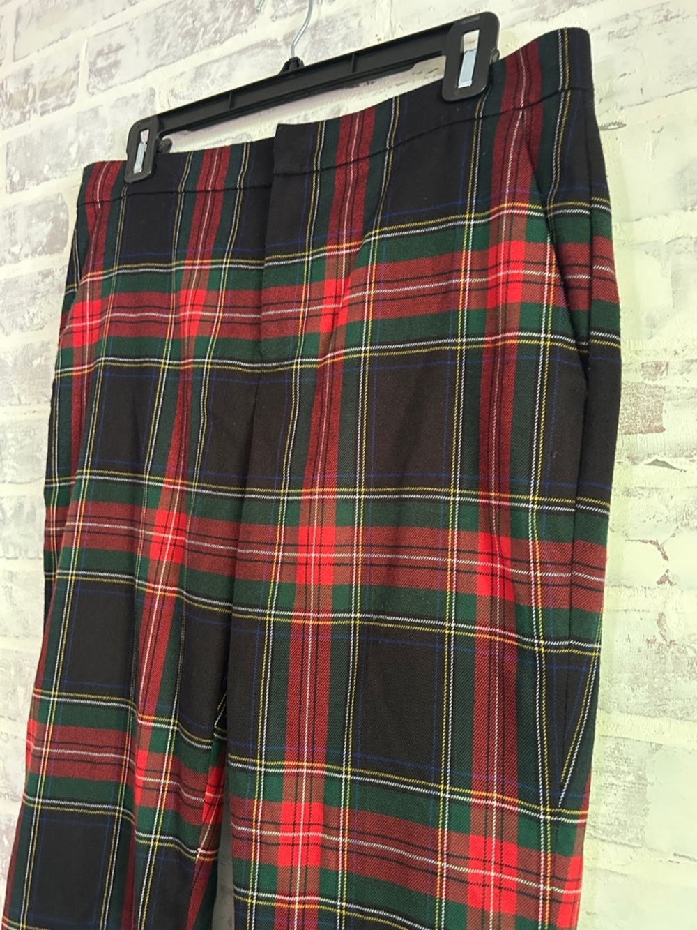 Lauren Ralph Lauren Women’s Size 6 Tartan Plaid Dress Pants Red Green Preppy - Picture 2 of 10